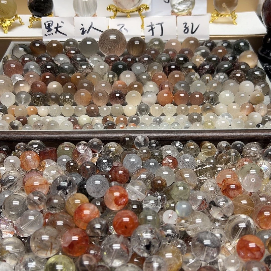 未镶嵌水晶珠宝半成品