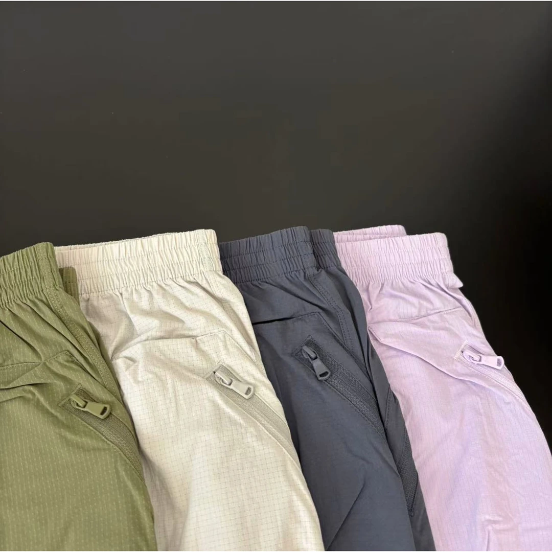 2-447-一款四色“高弹超冰”儿童速干运动短裤