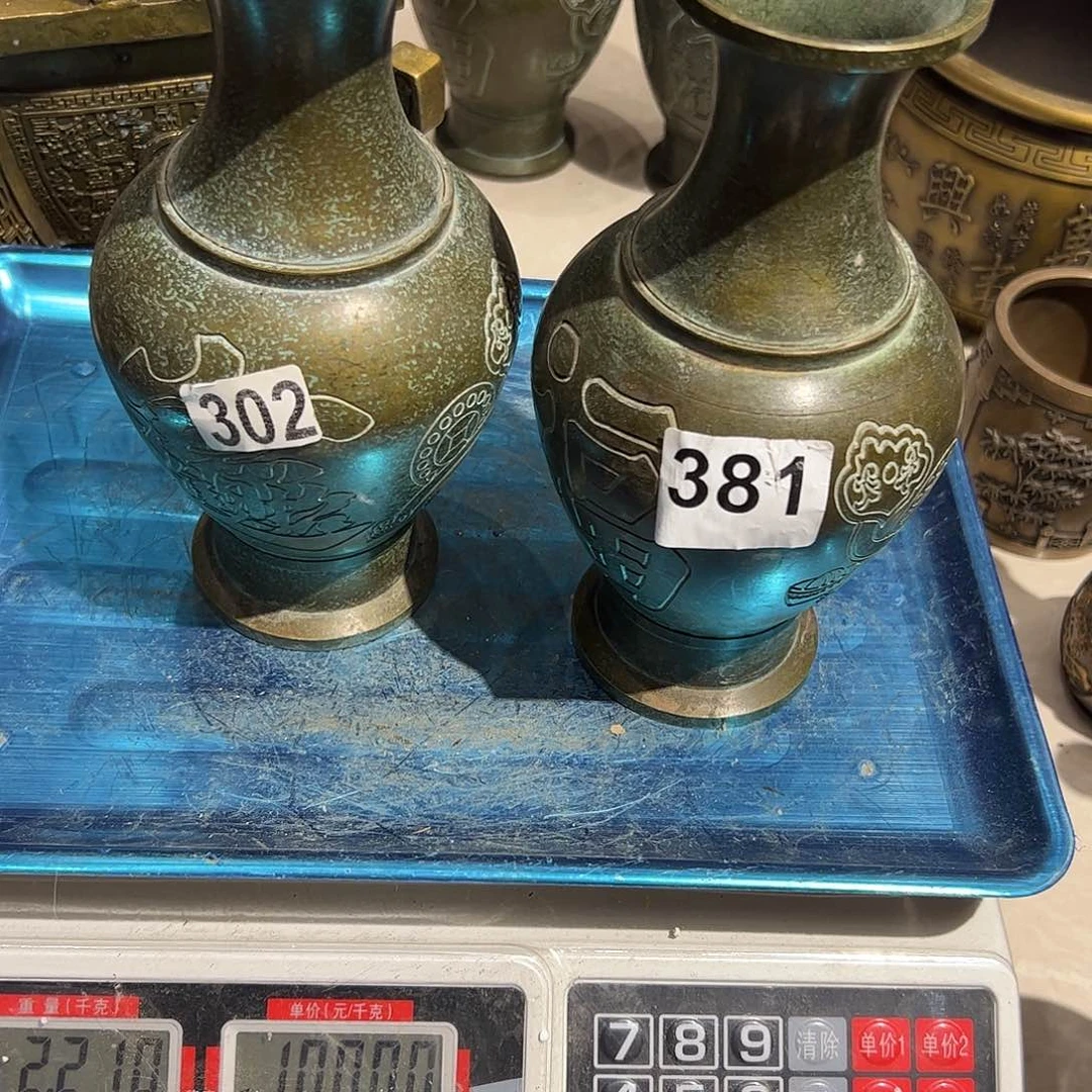 李****装微瑕疵黄铜摆件工艺品