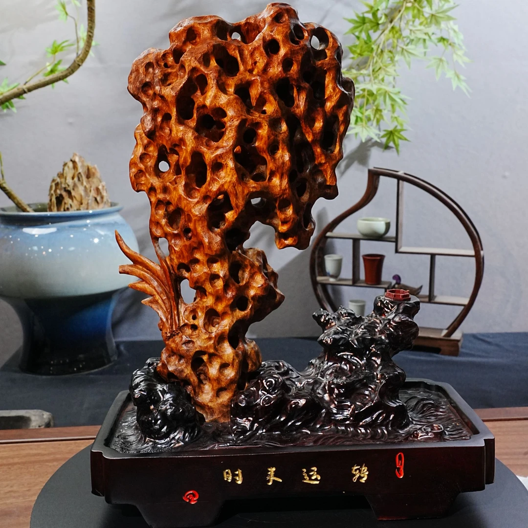 马拉ok黑油时来运转摆件 25x23x31.5cm  1676.2g 250711044 A