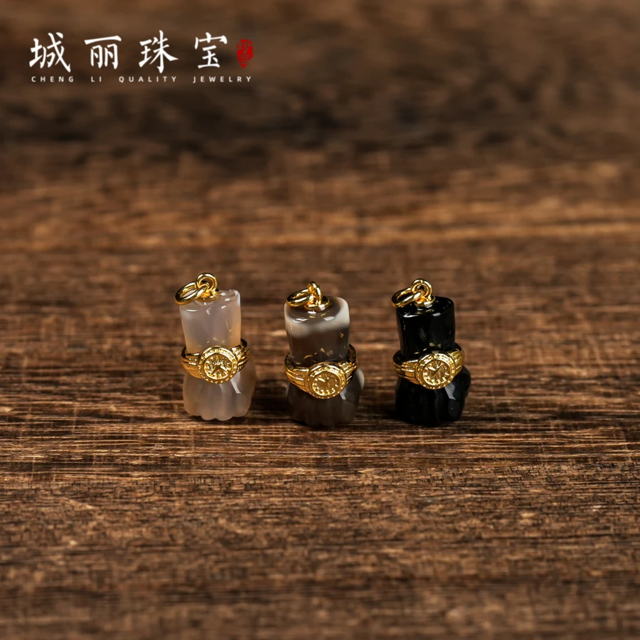 非金属皮质吊坠 重拳出击滴流吊坠/个（颜色多样性发一个）FL-3242