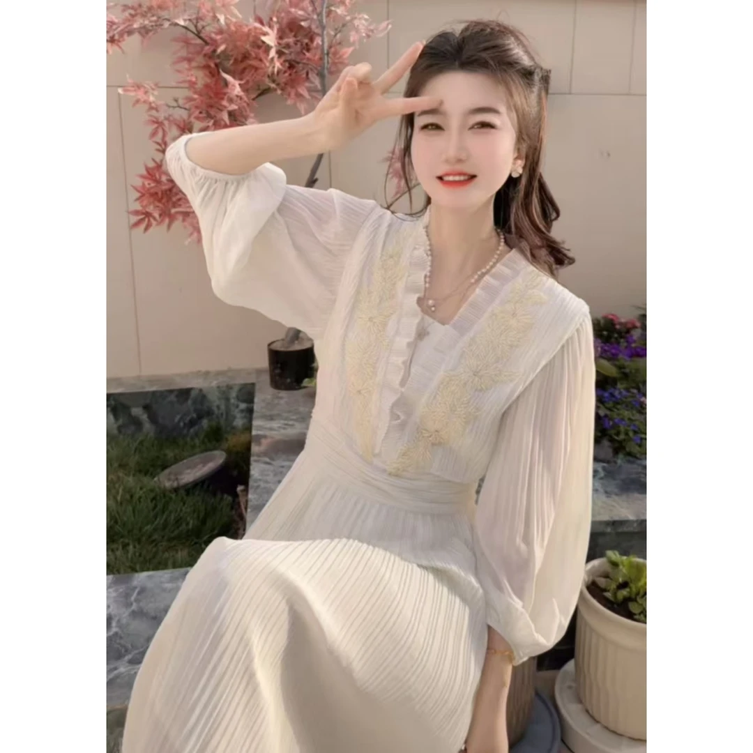 『暖色柔情S』设计显瘦百搭时尚连衣裙2020