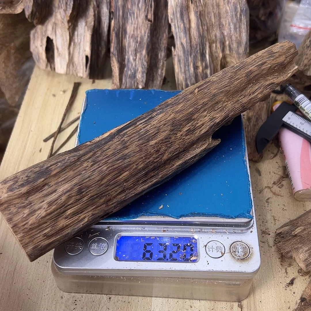 香料绿奇楠虫漏63克白棋