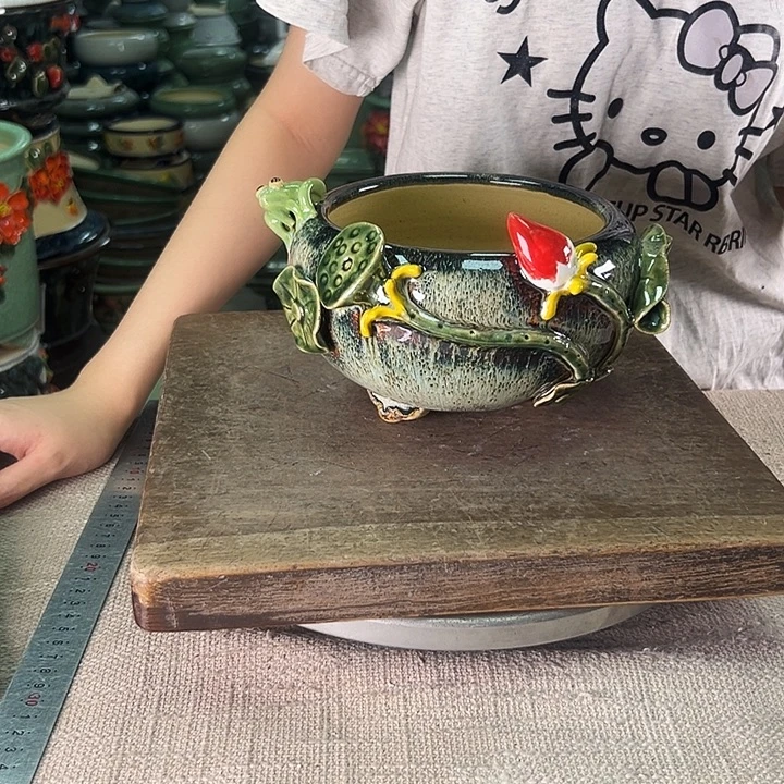 泳坤堂石湾盆陶瓷