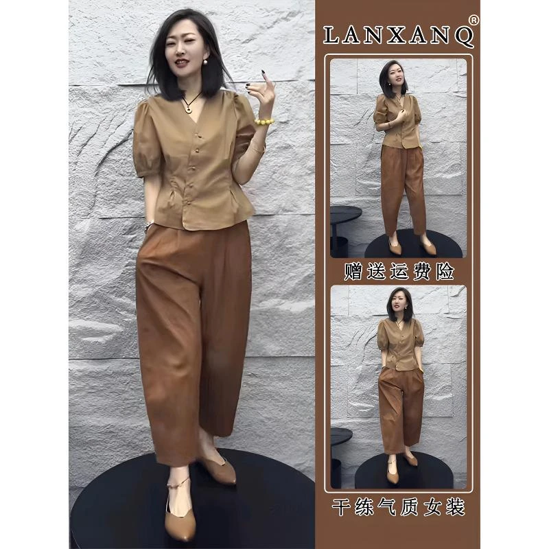 2025夏装搭配一整套时尚小个子减龄穿搭独特别致设计感上衣套装女