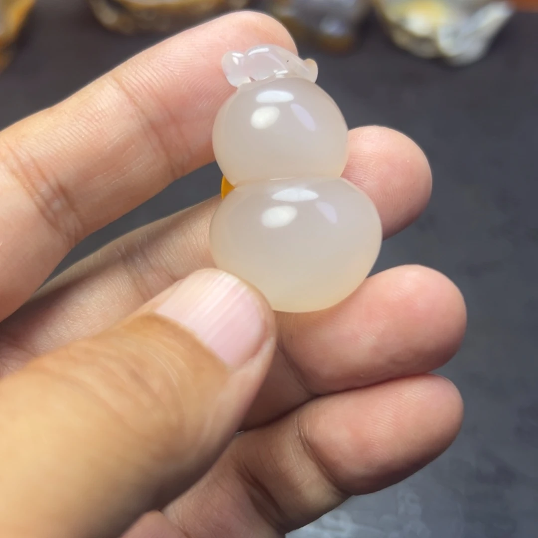 浪***名未镶嵌时尚潮流手把件吊坠玛瑙/玉髓
