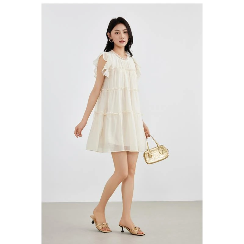 扎染T恤莱赛尔常规韩版时尚甜美长袖休闲风显瘦 YA25221L002