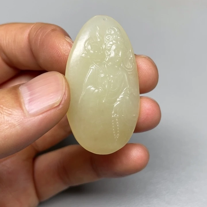 和田玉未镶嵌吊坠(不含链)五*聚