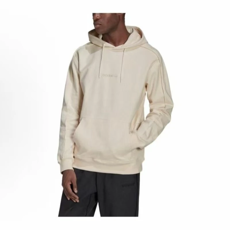 得adidas/阿迪达斯 originals 纯色合身Logo卫衣 男款 粉色HP0428