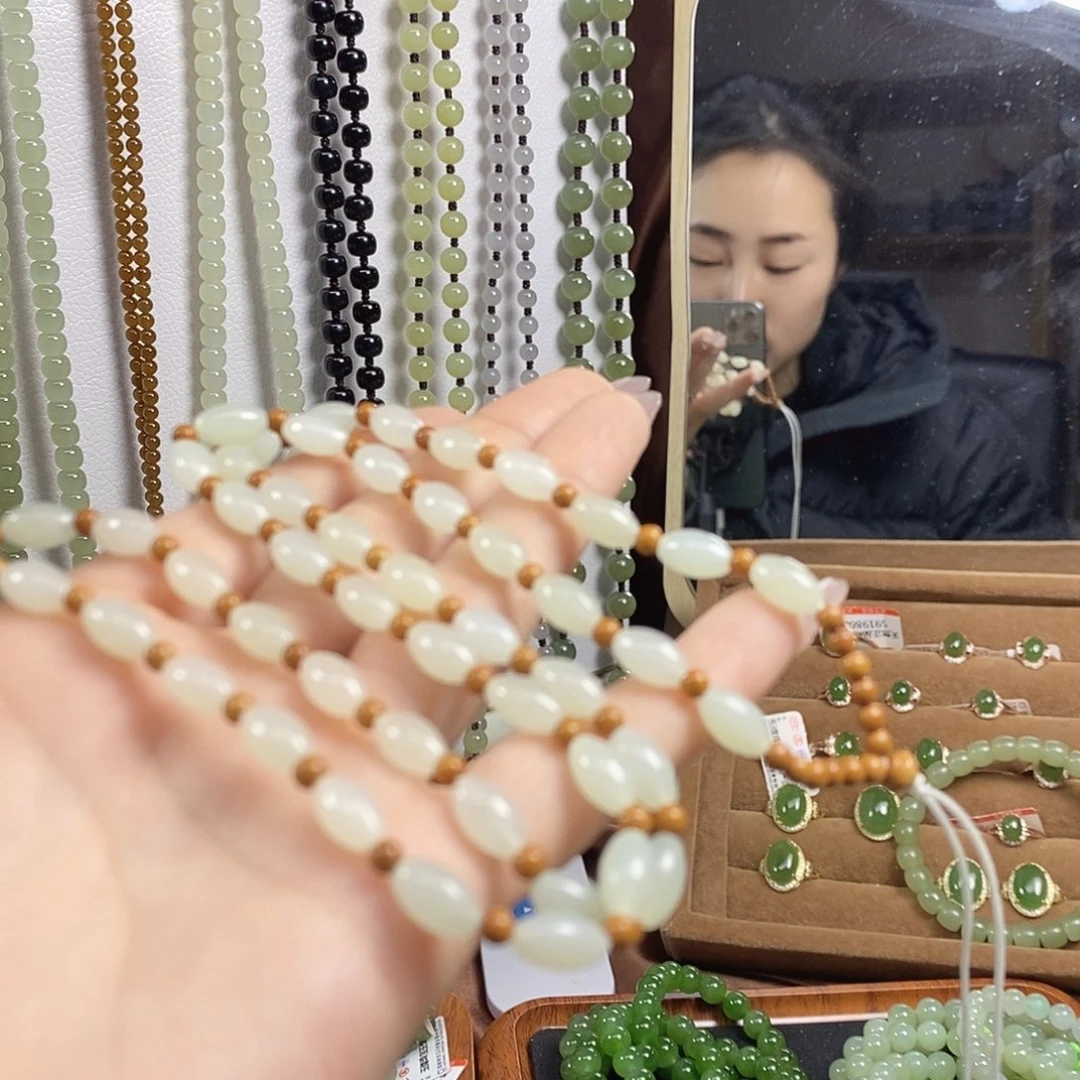 和田玉颈饰未镶嵌用****7