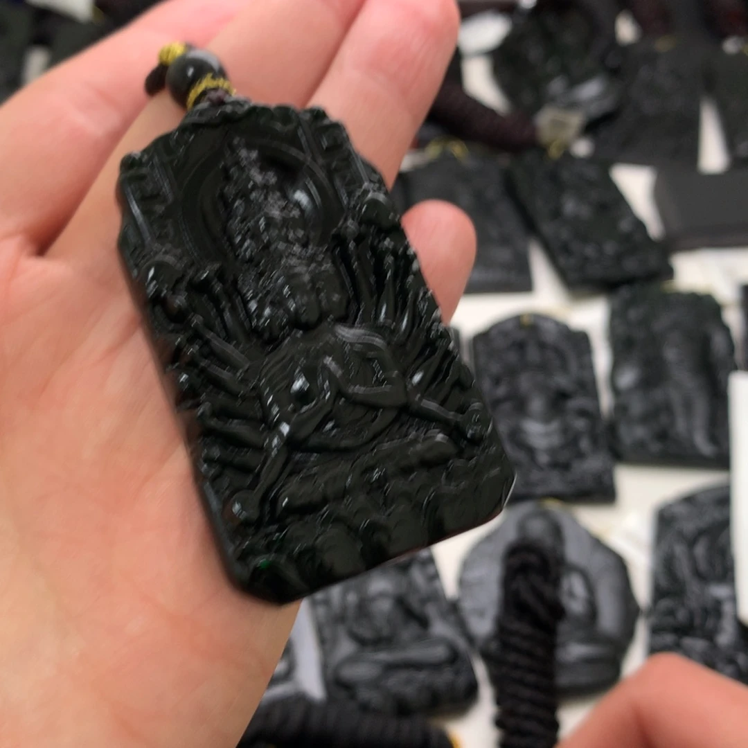 天然a货钢琴黑挂件