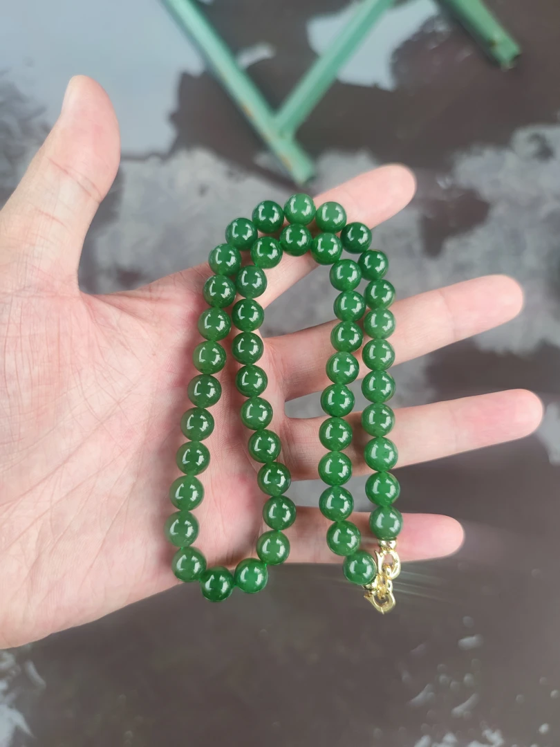 和田玉碧玉妈妈链