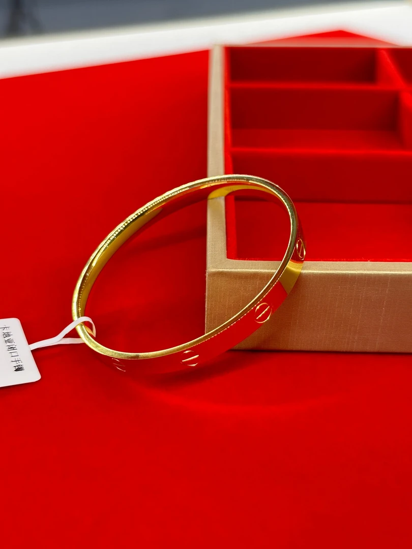 足银手镯 足银手镯【卡家一子镯】气质轻奢时尚百搭简约经典款手镯