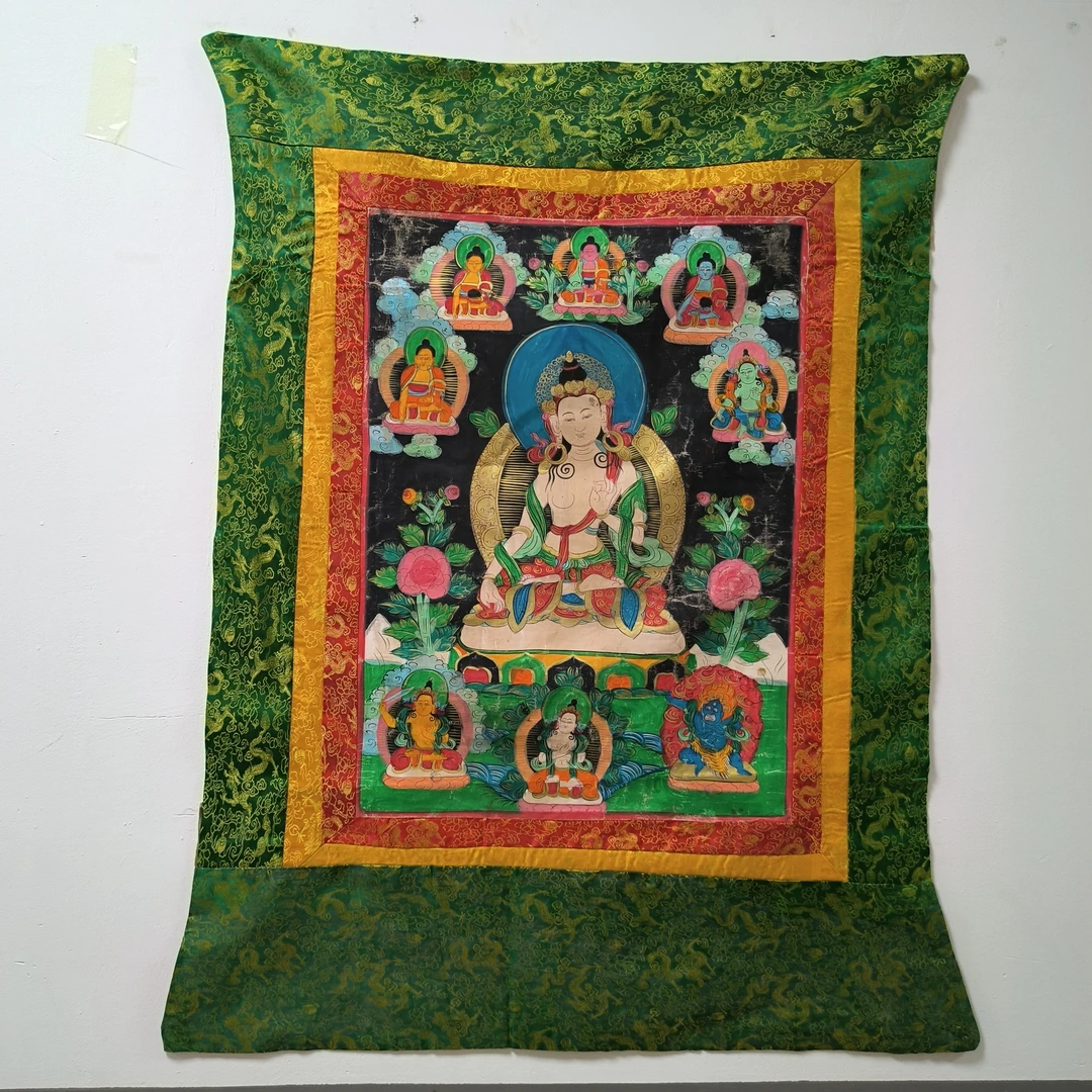 lot7  清代  白财神造像