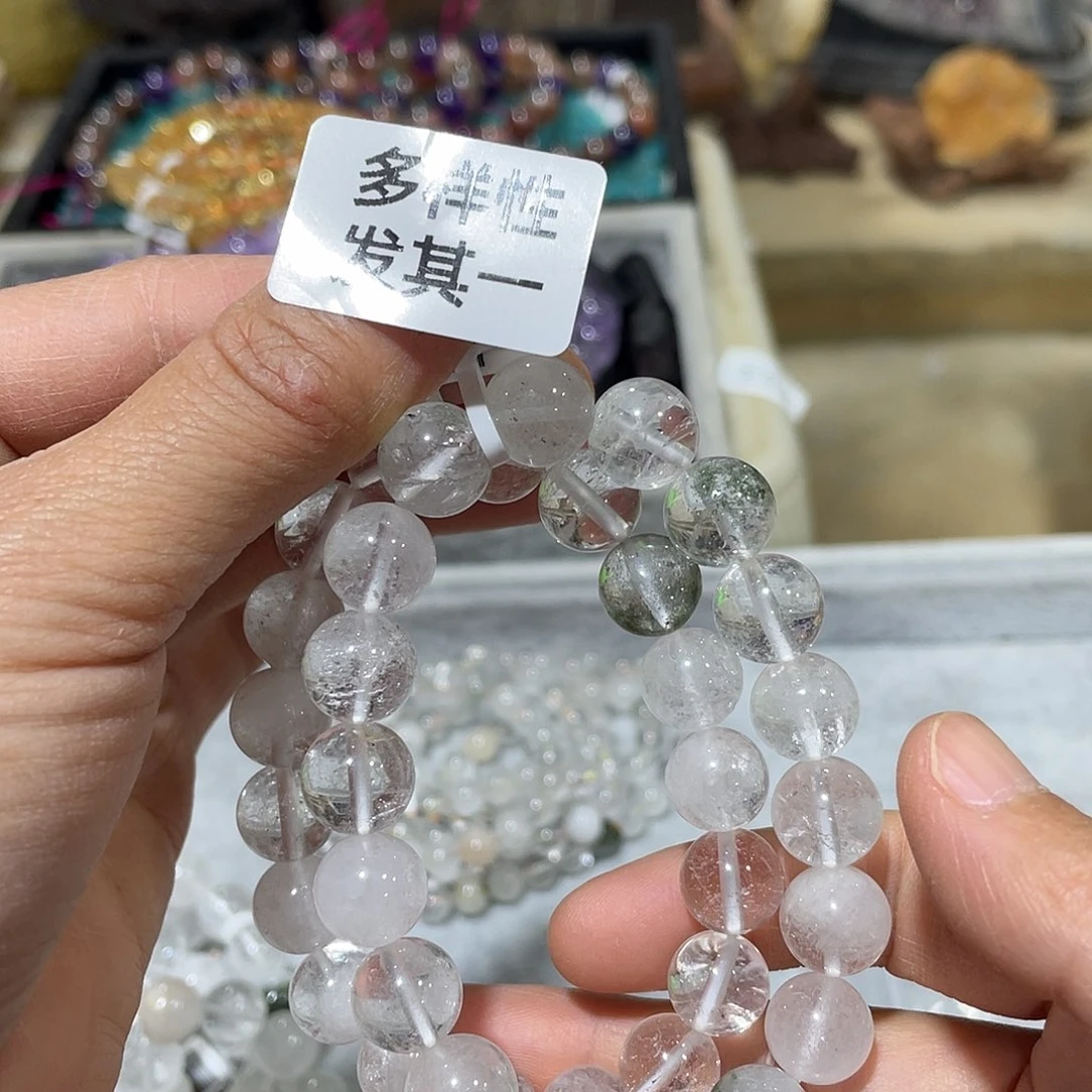 水晶手串11m m未镶嵌多样性发一条x x 229