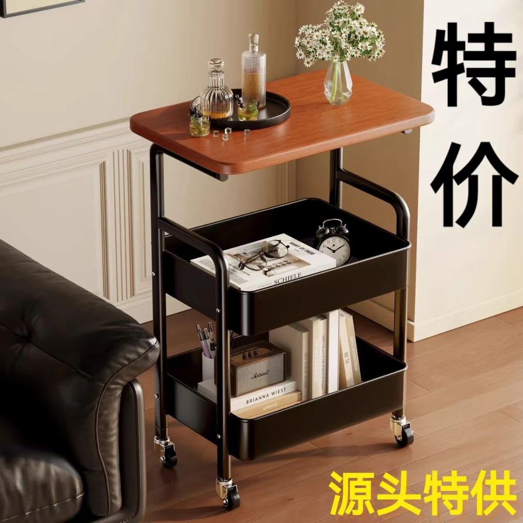 【厂家补贴】小推车置物架可移动家用收纳手推车置物架高品质极简风