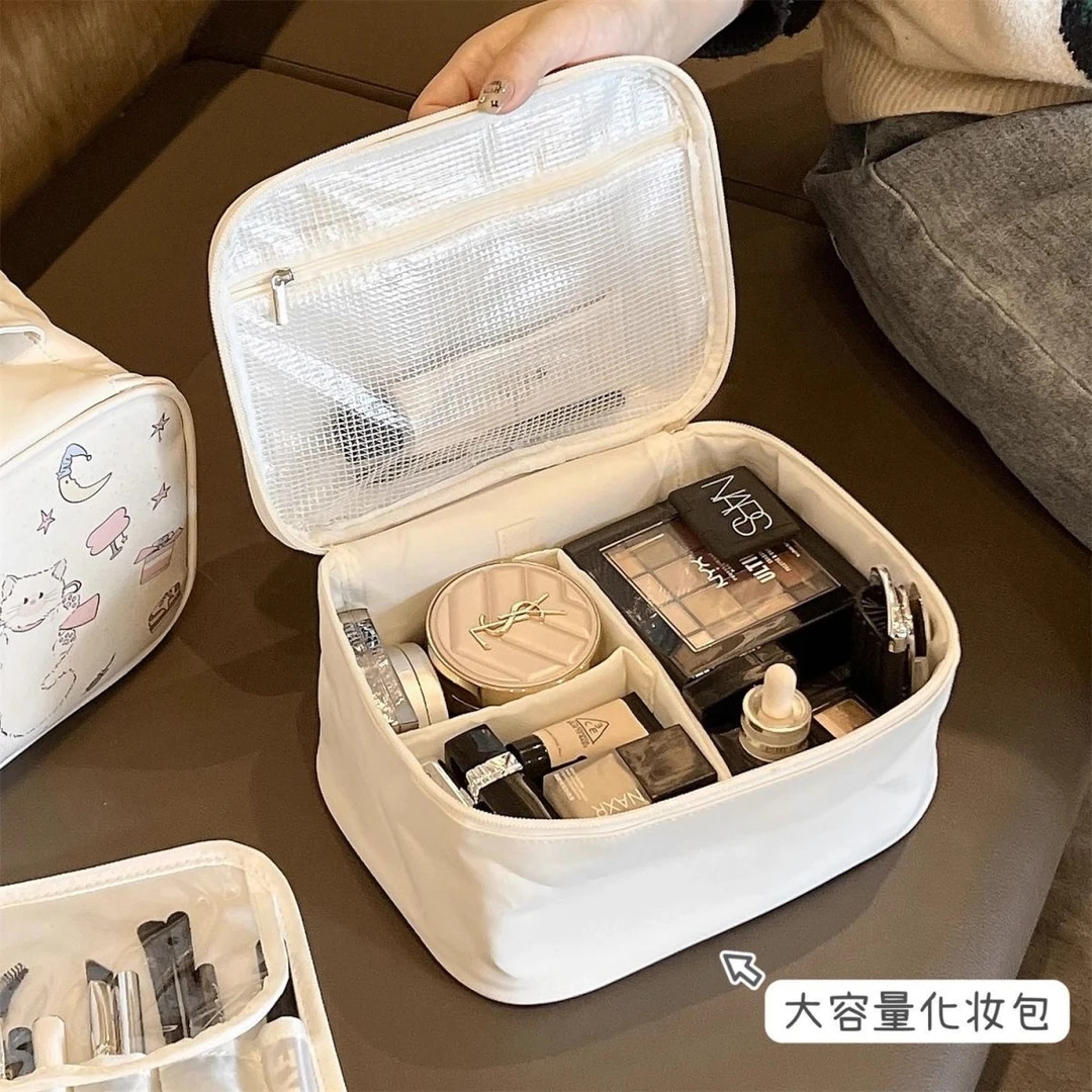 洗漱包2025新款大容量外出便携ins可爱化妆品收纳防水旅行化妆包L