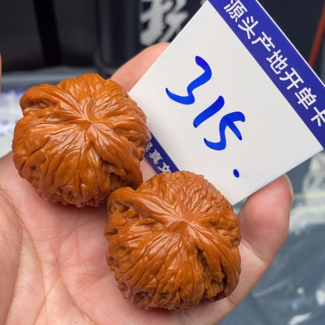 把件文玩核桃磨盘狮子头40