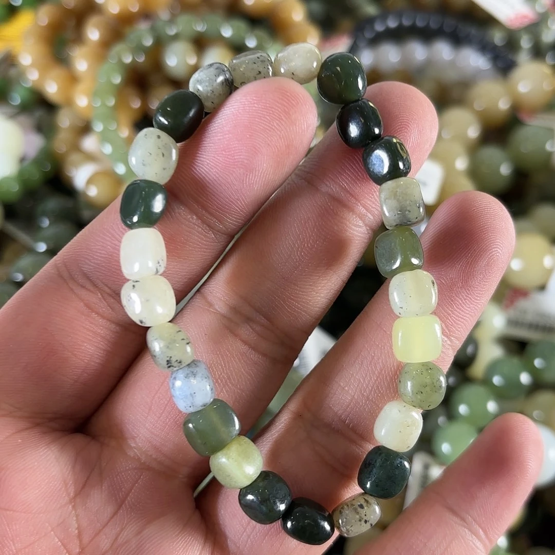 和田玉手链未镶嵌W6