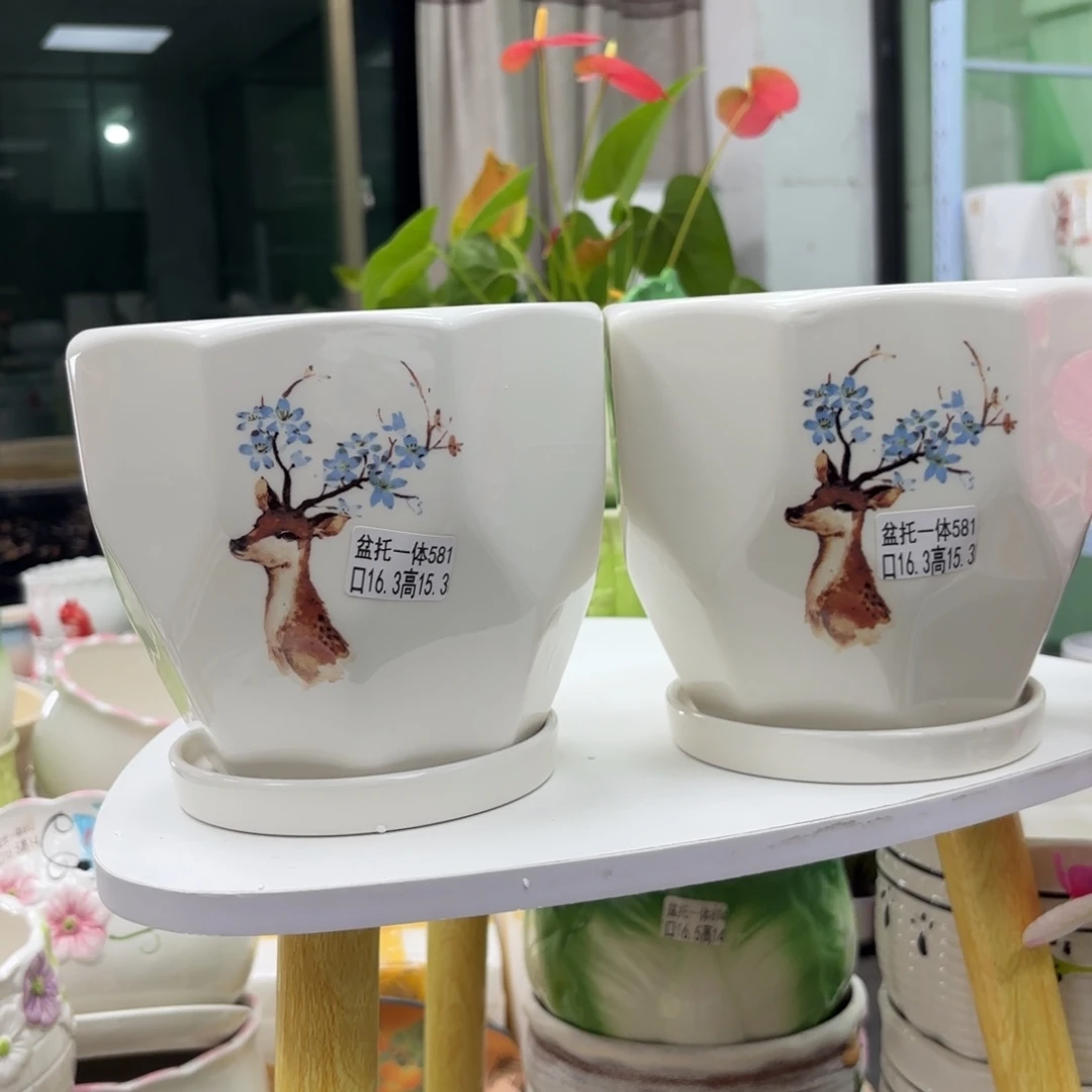 @夏西陶瓷花盆@@5