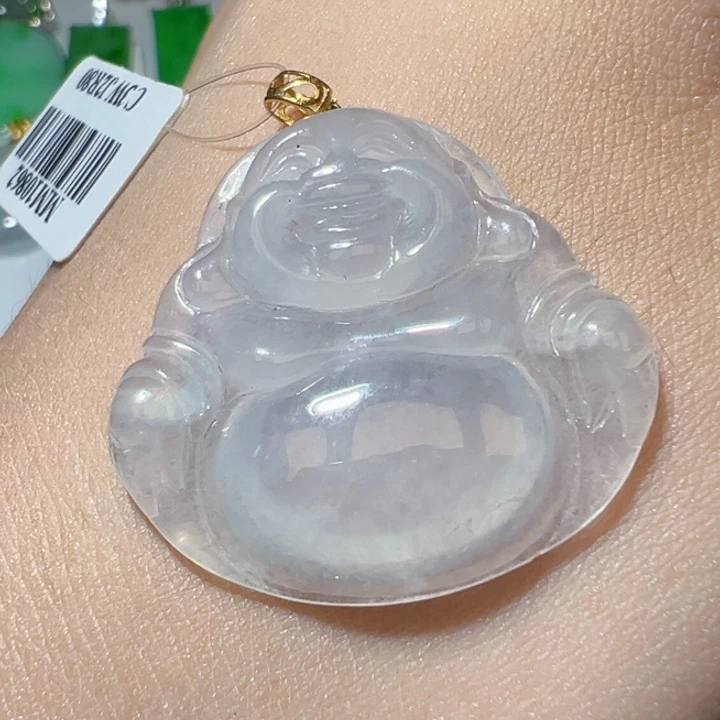 翡翠18K金镶嵌颈饰翡翠