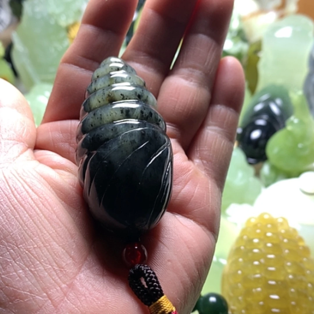 【闪购商品】合金蛇纹石玉颈饰