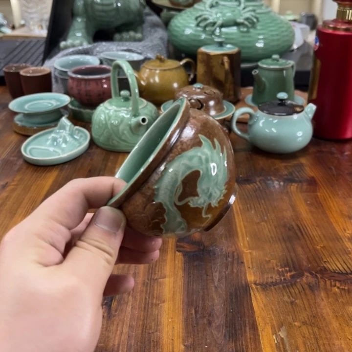 小仲青瓷茶器微瑕8591