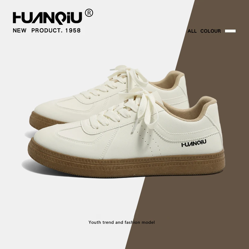 环球德训鞋子男款秋季新款增高男鞋轻便百搭复古休闲运动鞋板鞋子