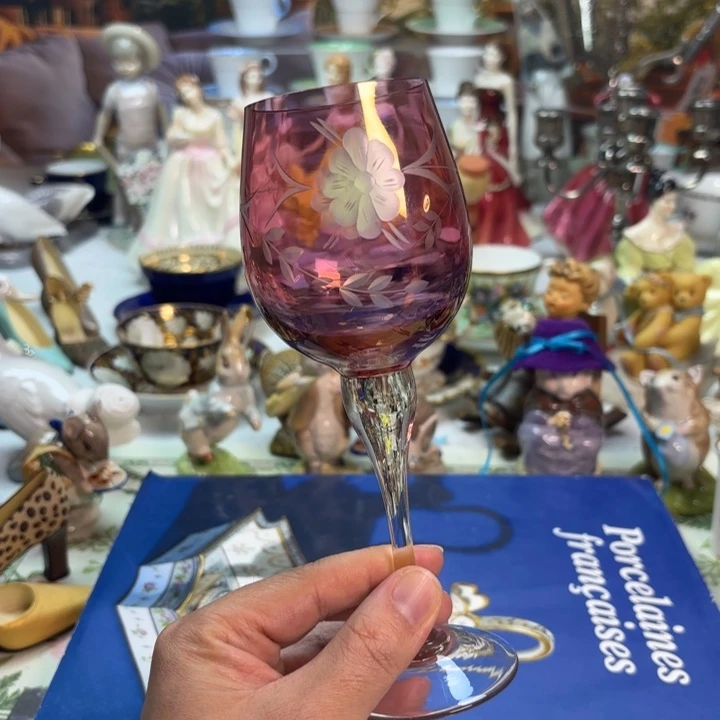 瓷片欧洲中古瓷器（磨砂酒杯）