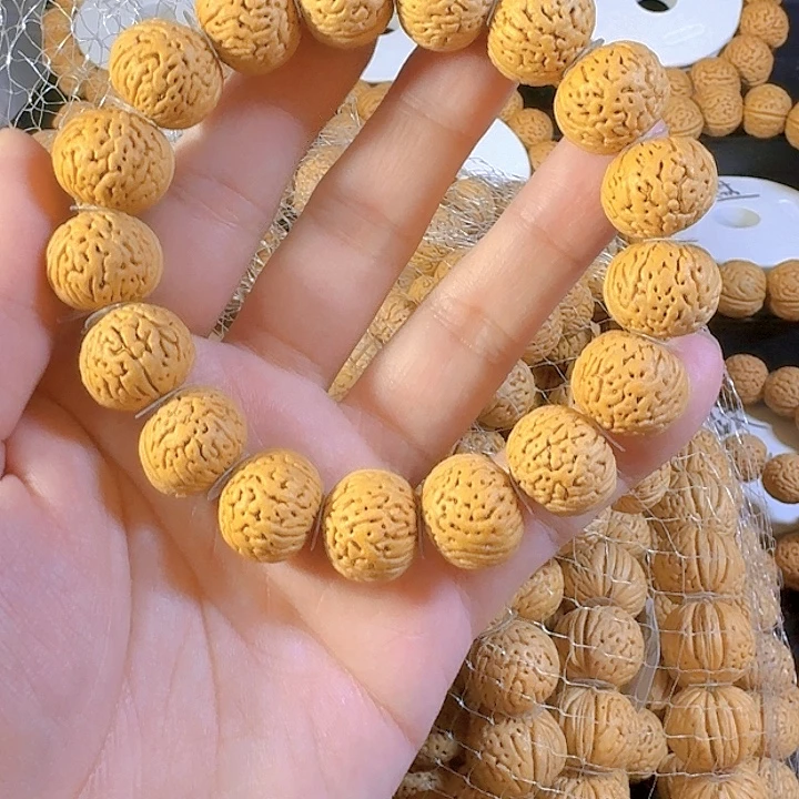 桃核吊坠18南瓜玻璃球