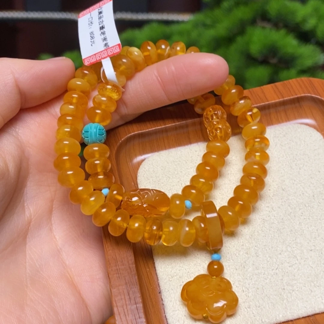 【闪购商品】手链蜜蜡未镶嵌手串