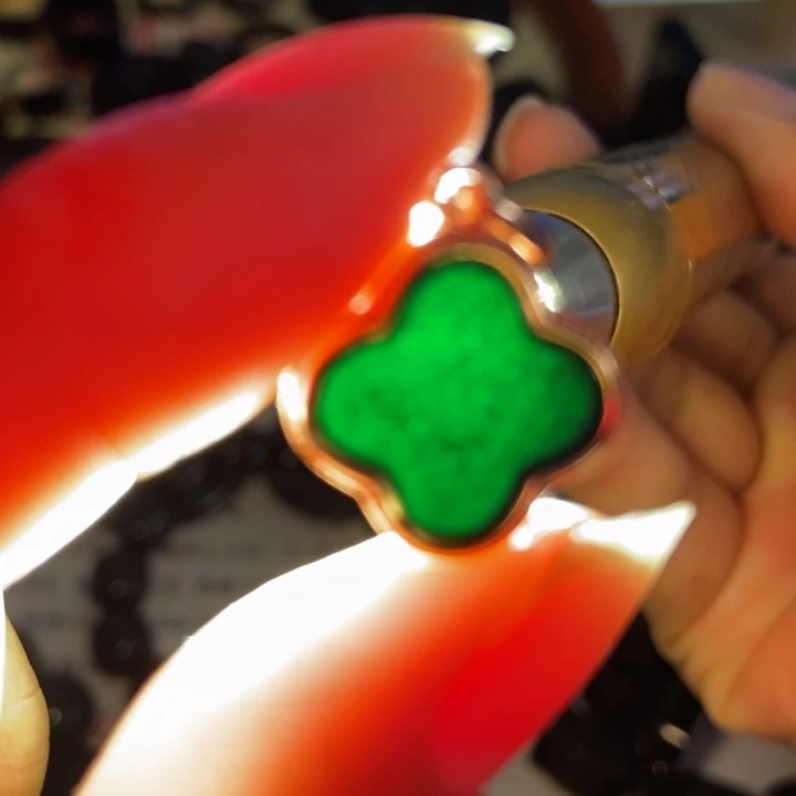 翡翠银S925镶嵌颈饰墨翠