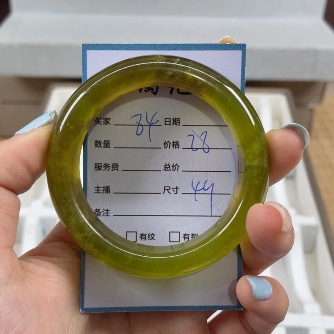 【闪购商品】蛇纹石玉手镯未镶嵌