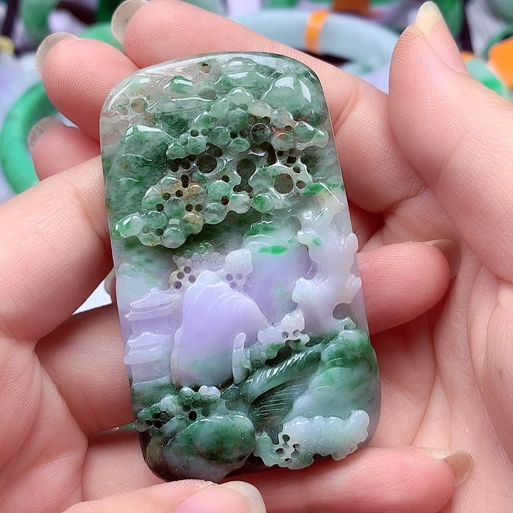 翡翠未镶嵌颈饰翡翠