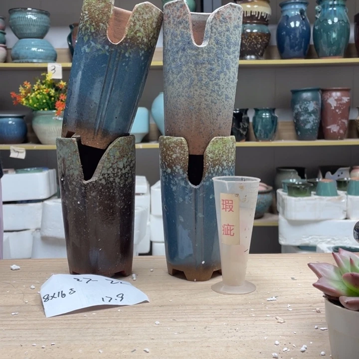 紫砂花盆多肉花盆微瑕22