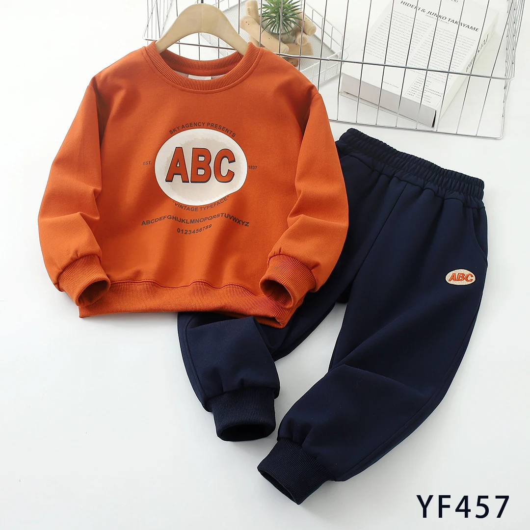 YF457环保印花ABC儿童套装