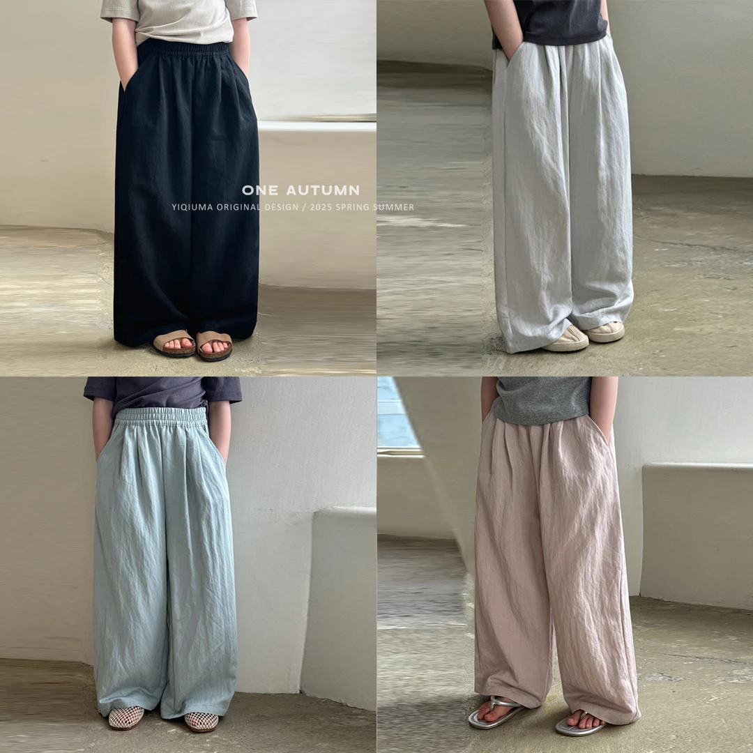 现货「麦麦秋.MAIMAIQIU」【荡荡裤】阔腿裤女童夏奶芙GX904