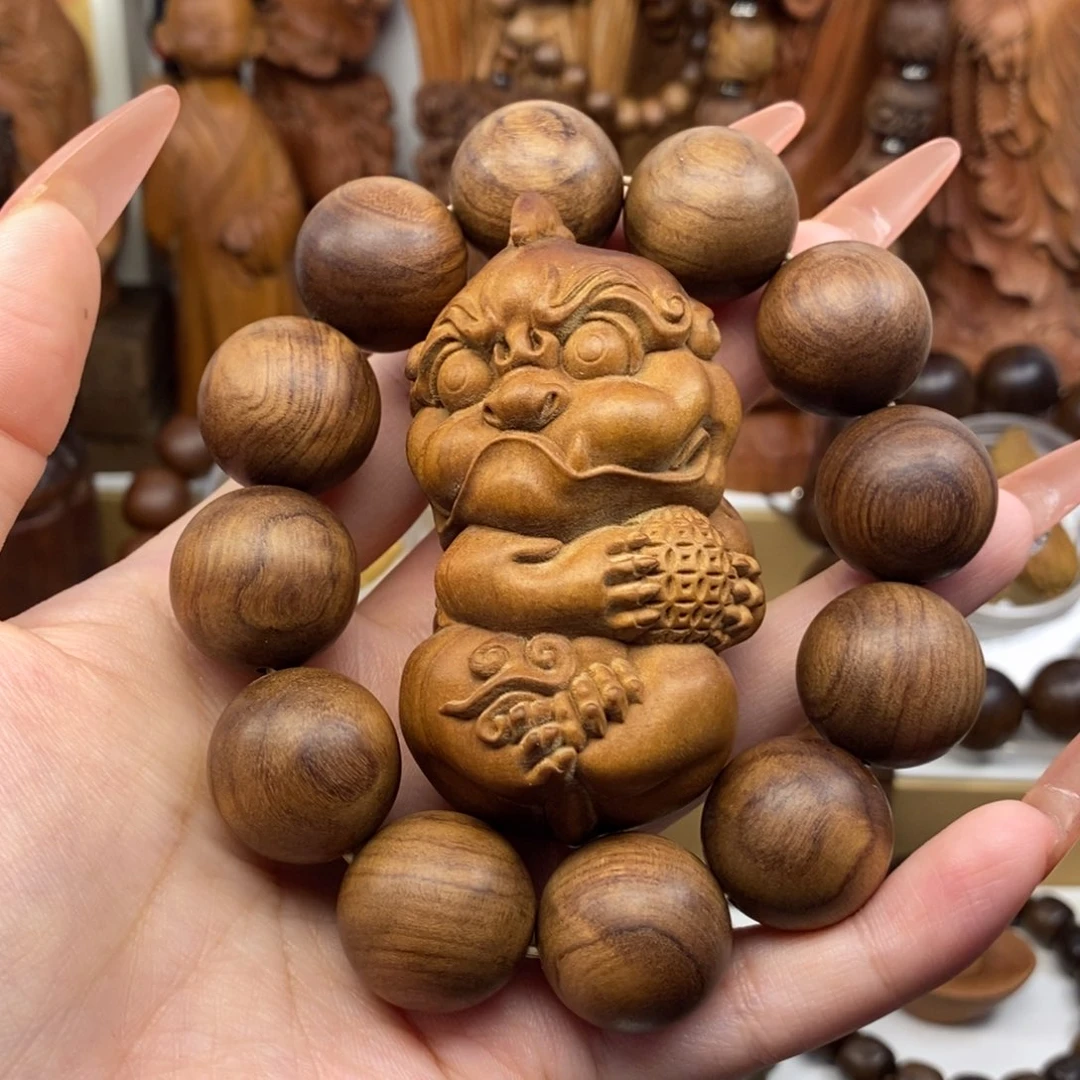 暗***袖手串/手链檀香木迈索尔老山檀香打包价奶香，瑕