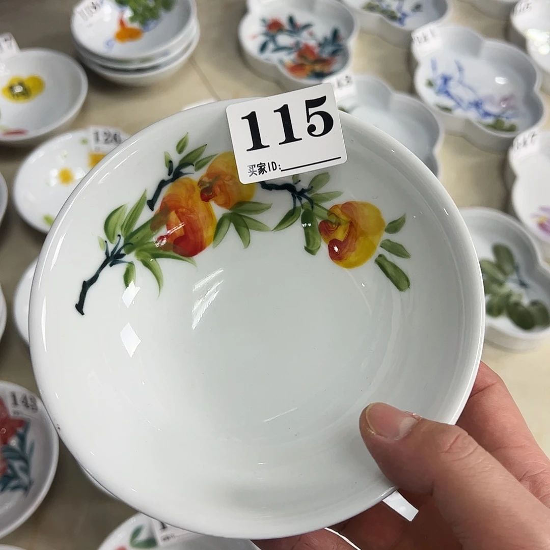 瓷片景德镇陶瓷手工手绘制作