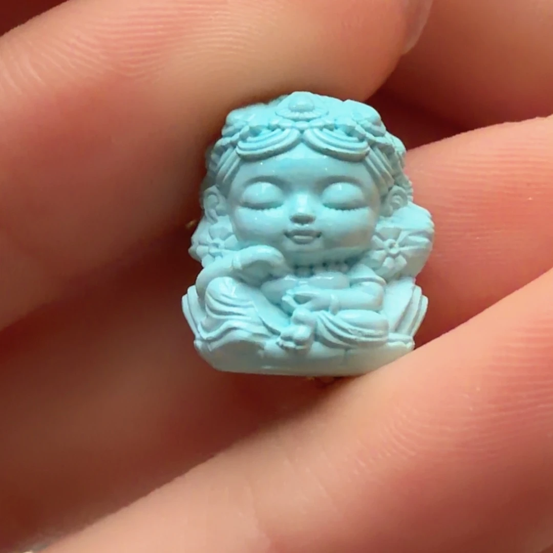 绿松石未镶嵌颈饰