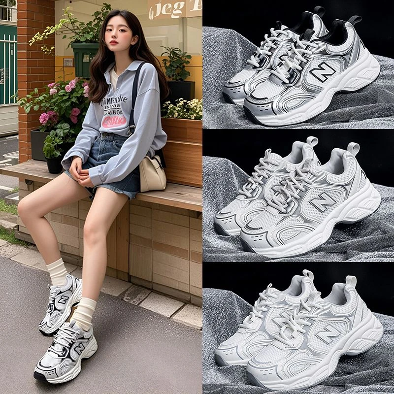 官方正品1908夏季新款网面透气鞋运动老爹鞋休闲情侣百搭伦男女鞋