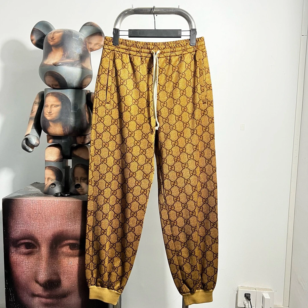 99新 GUCCI/古驰 满印长裤 V1625尺码：S腰围37裤长97