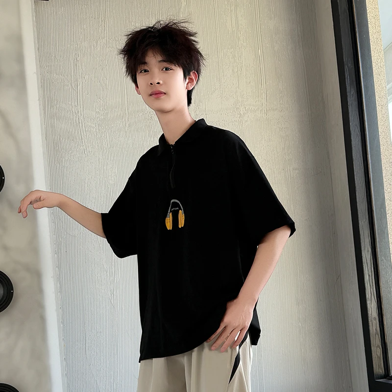 【星帆少年】青少年POLP衫短袖T恤夏季新款中大童短袖上衣百搭休闲