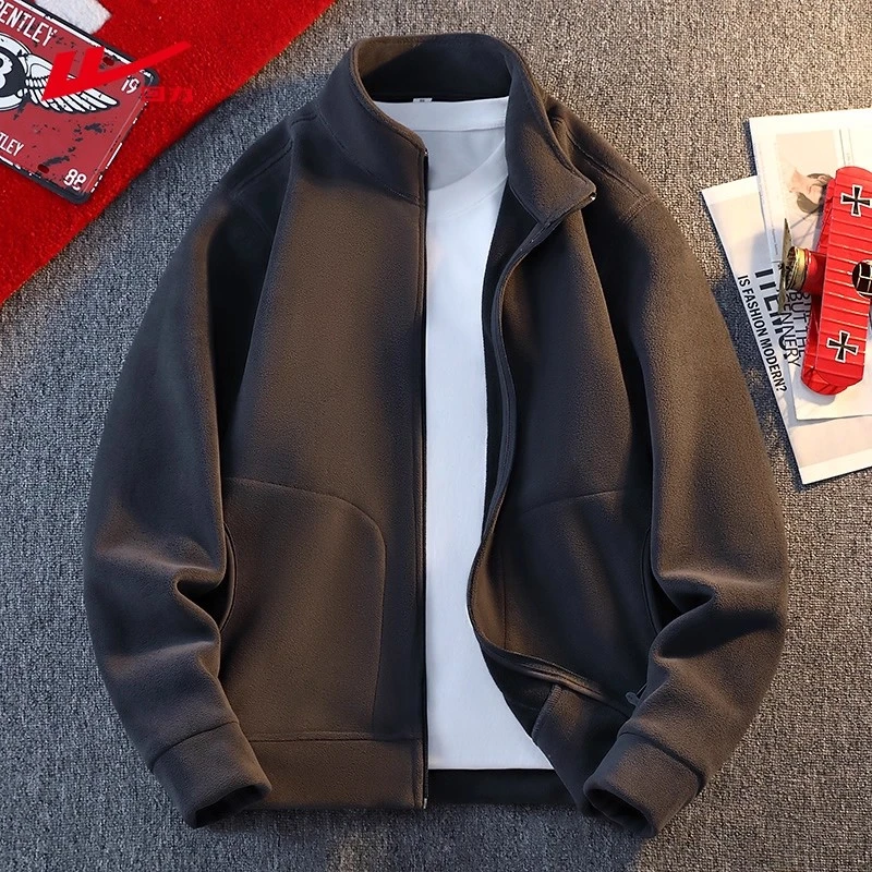 仓石一树春秋季2025年新款潮牌休闲立领夹克外套痞帅慵懒风男装