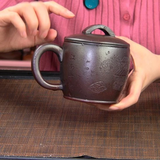 紫砂茶杯高货放漏