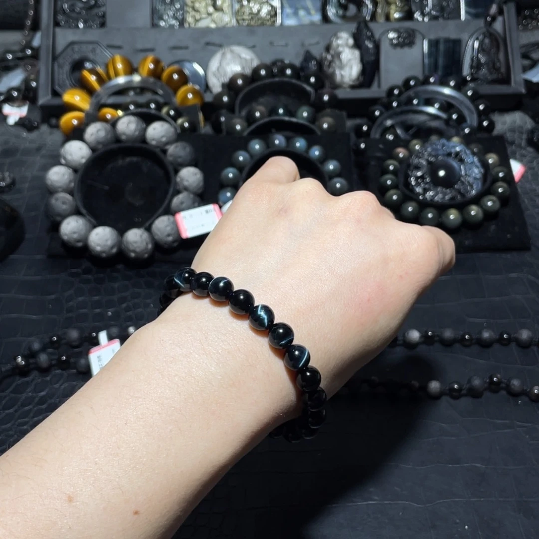 木变石（虎睛石）手链未镶嵌晓*叽