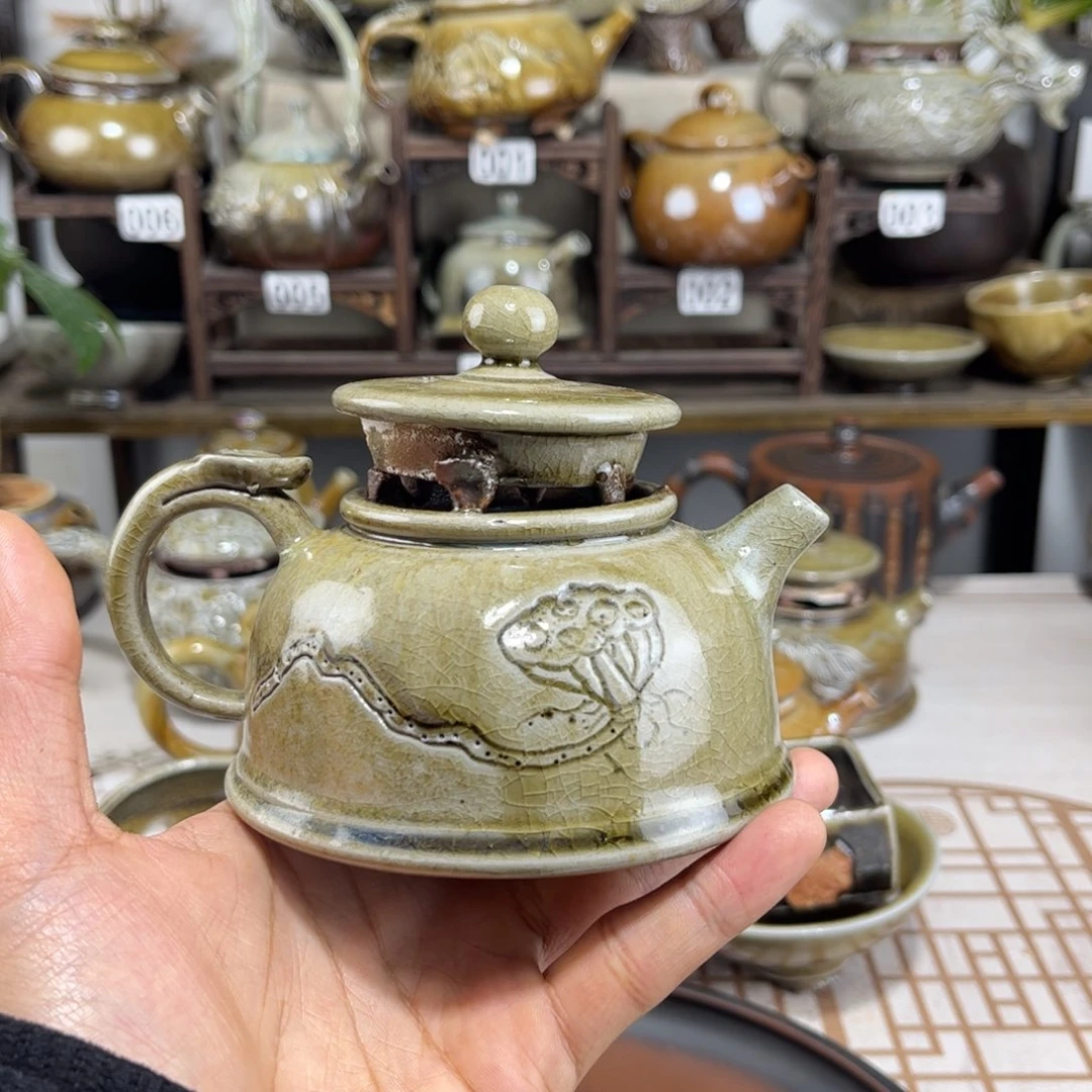 200cc白泥柴烧微瑕放漏福利款，古法传承裸坯柴烧