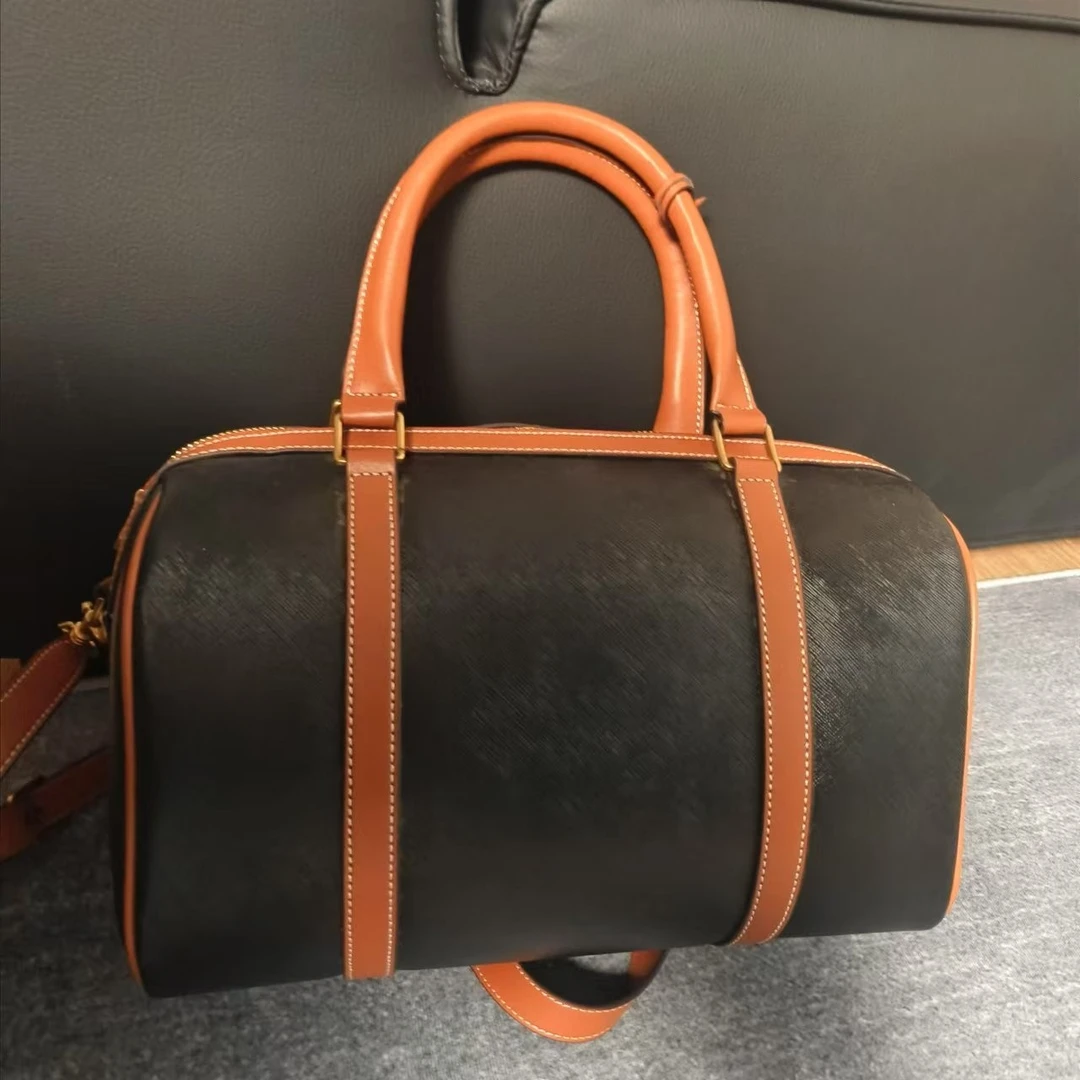 时尚新款打造真皮女士包手提枕头包 10958-1 枕头 画 大