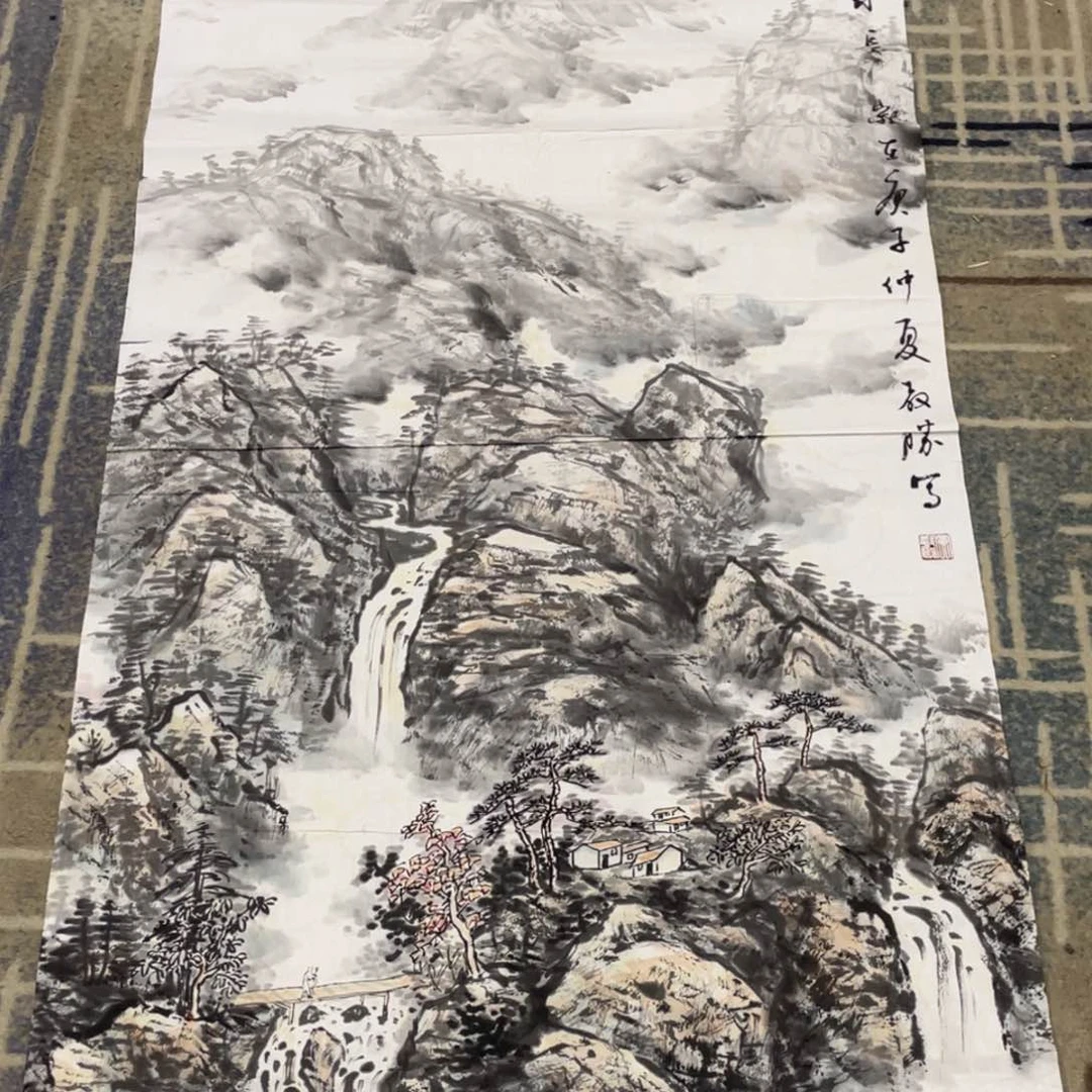 国画黑****居黄老师作品四尺11111
