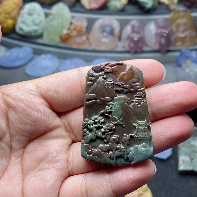 【闪购商品】未镶嵌定制石英质玉吊坠